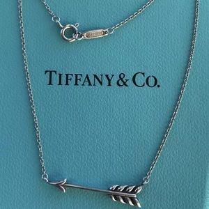 Tiffany & Co Arrow Sterling Silver Necklace 18”